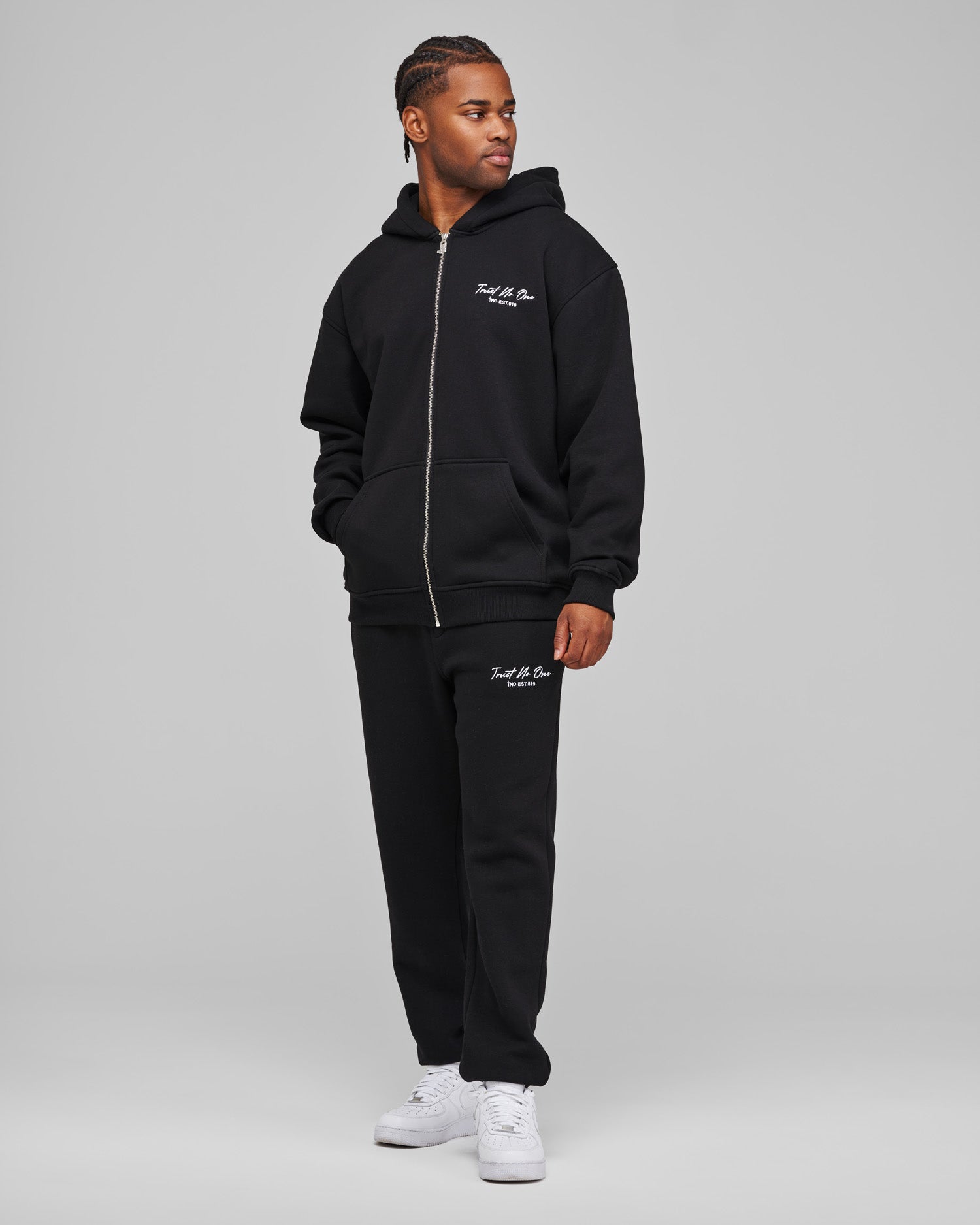 TNO Basic Sweatjacket black trustnoone clothing
