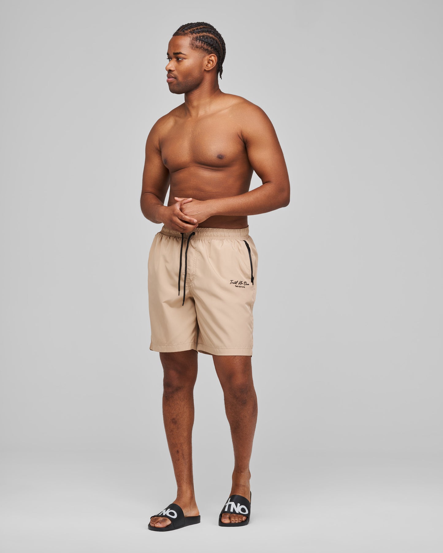 TNO Basic Badeshorts | creme