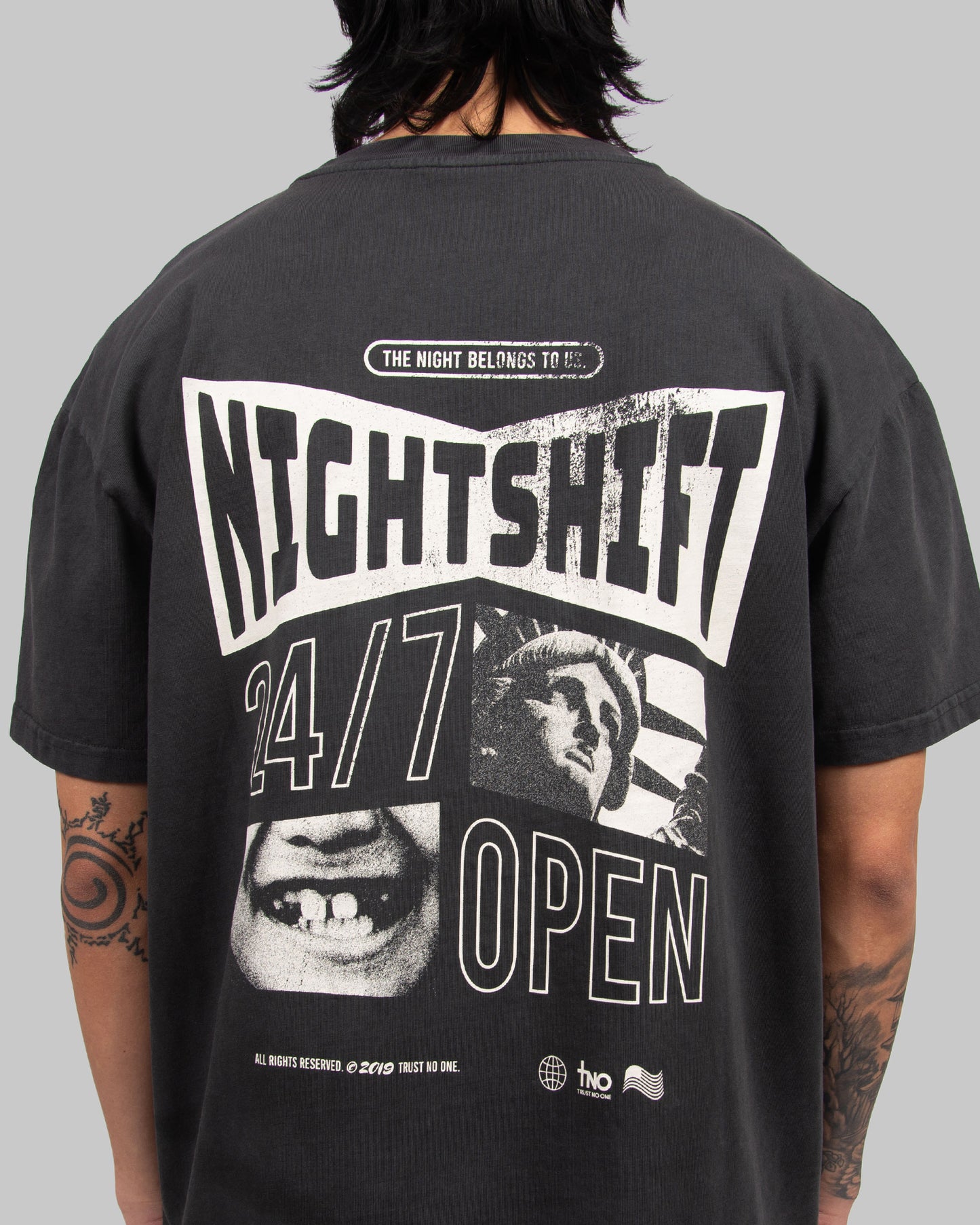 TNO Oversize Shirt Nightshift | black