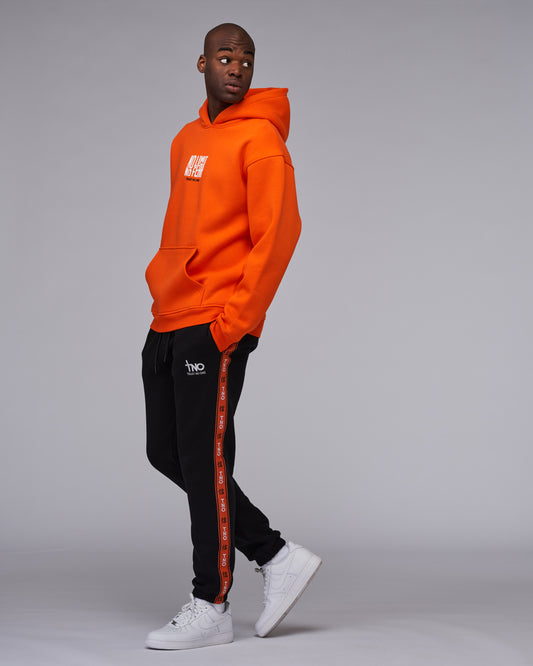 TNO Oversize Hoodie No Fear No Limit | orange
